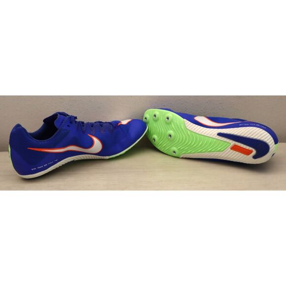 Nike DC8753-401 Men's Sz 11 Blue/Orange Zoom Rival Sprint Track & Field Shoes - Picture 3 of 13